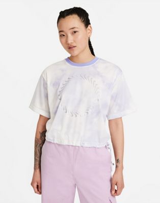 Nike Icon Clash mesh tie dye t-shirt in purple - Click1Get2 Promotions