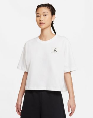 Nike Jordan Statement Essentials boxy t-shirt in white - Click1Get2 Price Drop