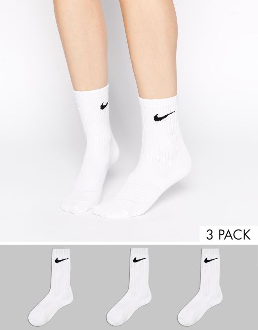 white nike air socks
