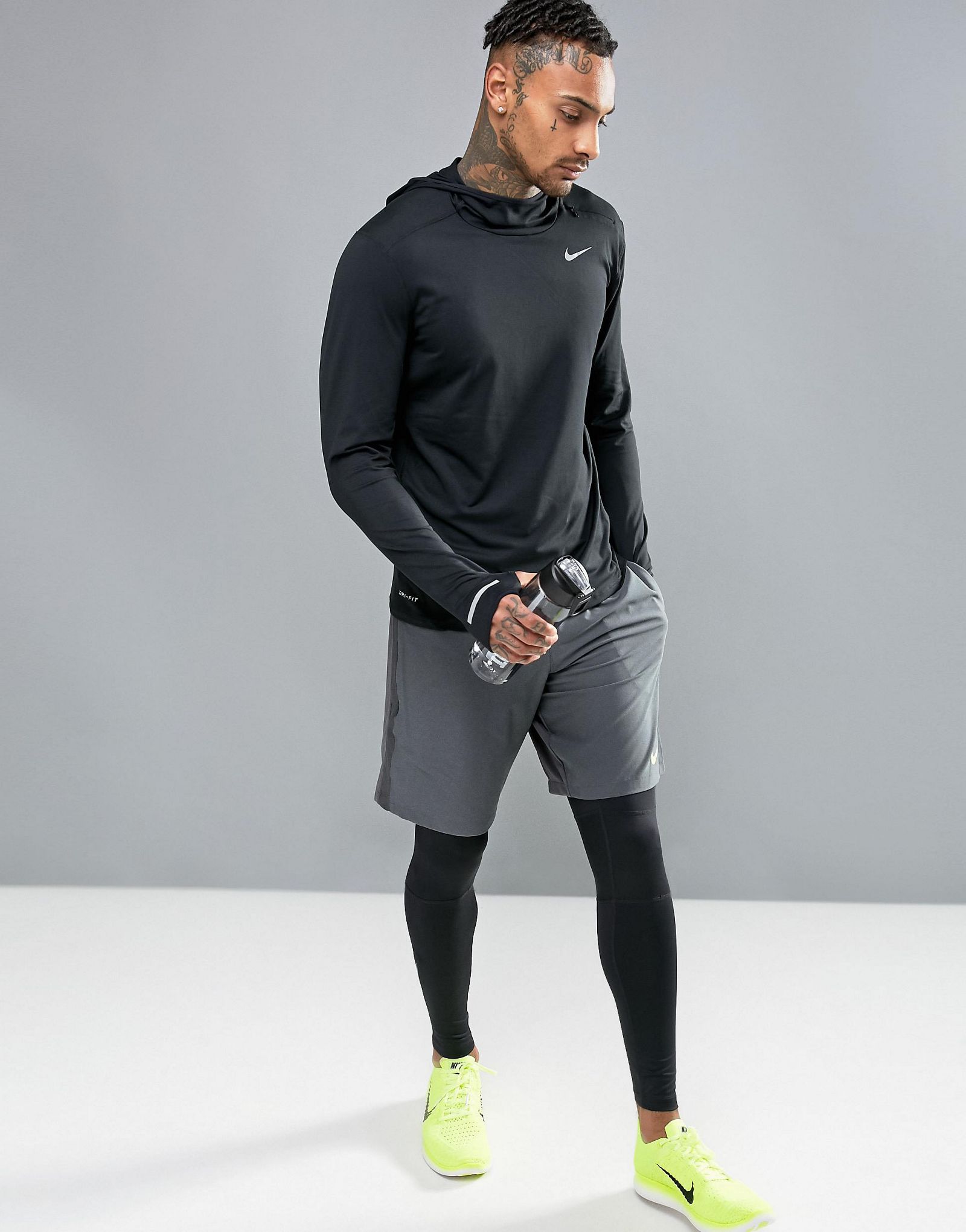 Nike Running Dri-FIT Element Hoodie In Black 803877-010
