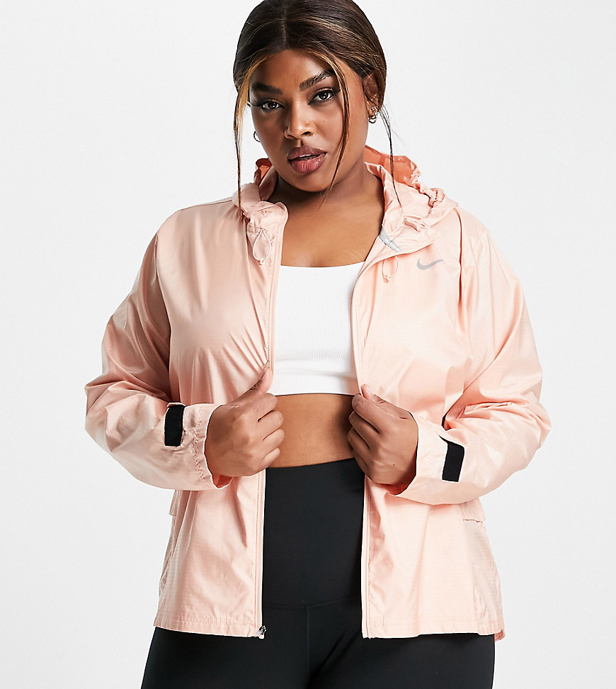 Nike Running Essential Plus jacket light pink