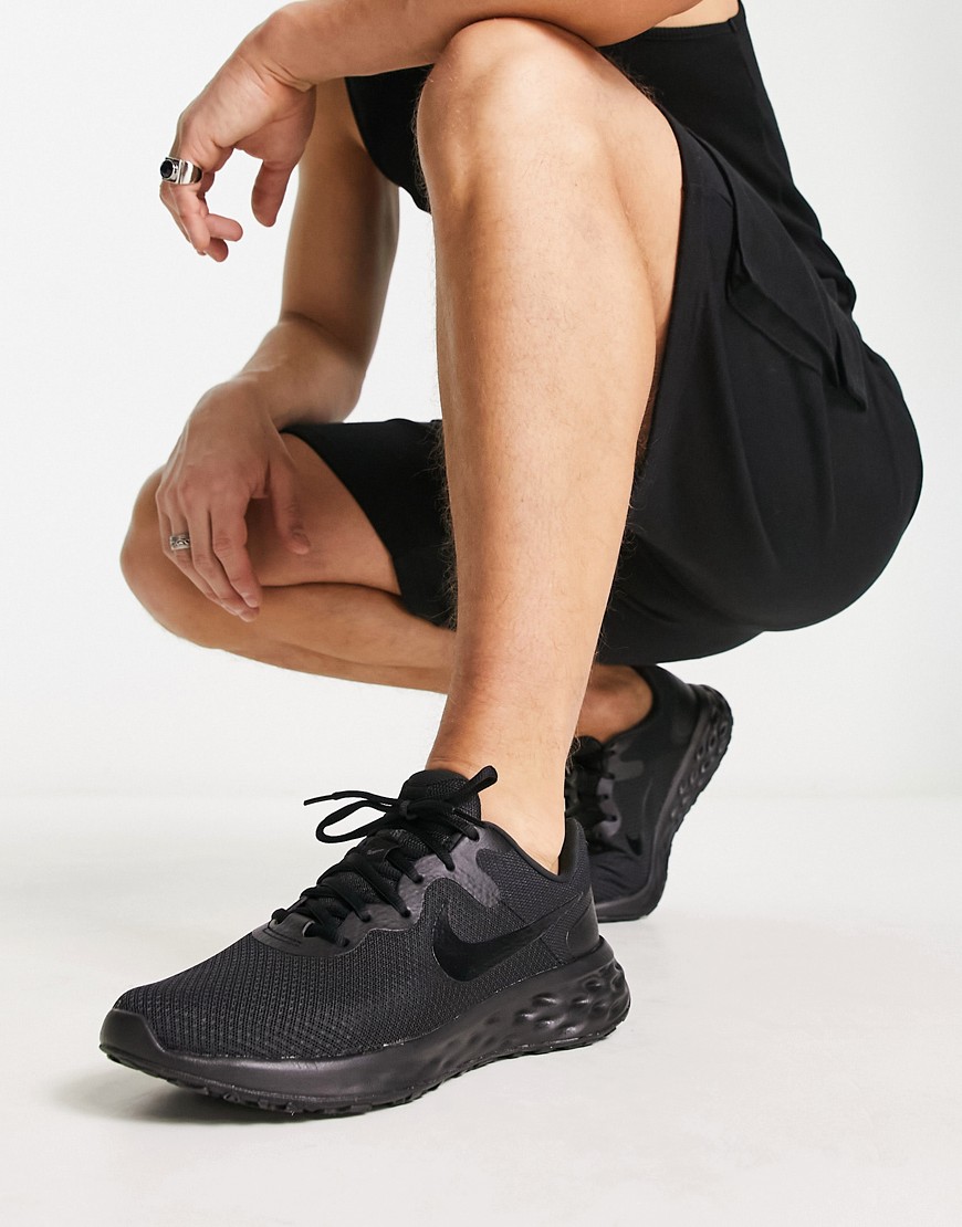 Nike Running Revolution 6 trainers in black