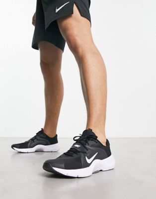 In-Season trainers in black and white