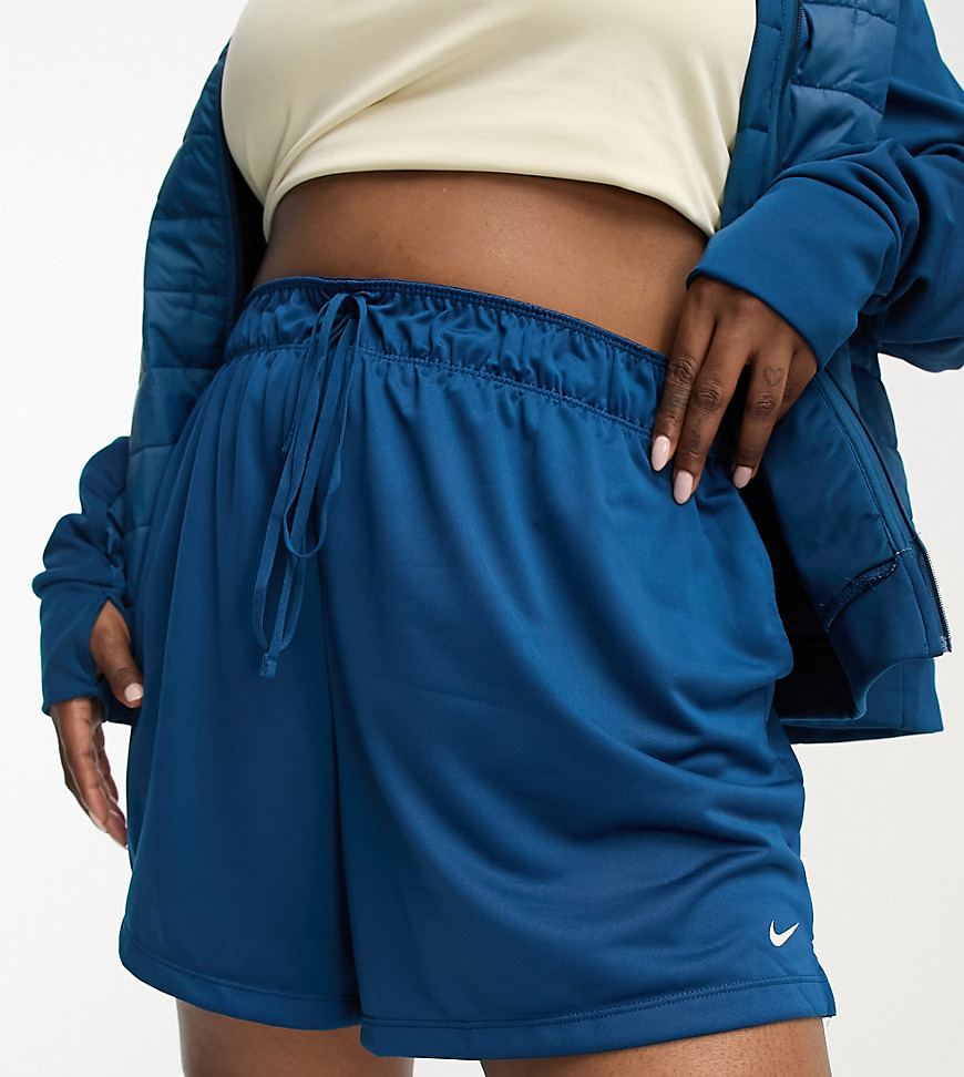 Nike Training Plus Attack Dri-FIT shorts in royal blue-Black