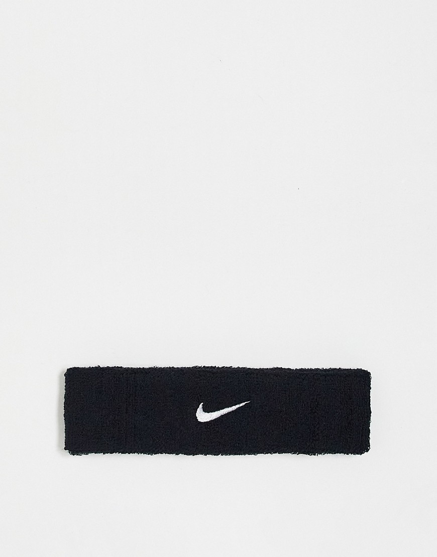 Nike Training Swoosh unisex headband in black