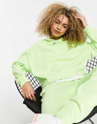 Nike washed hoodie in neon green - Click1Get2 Deals