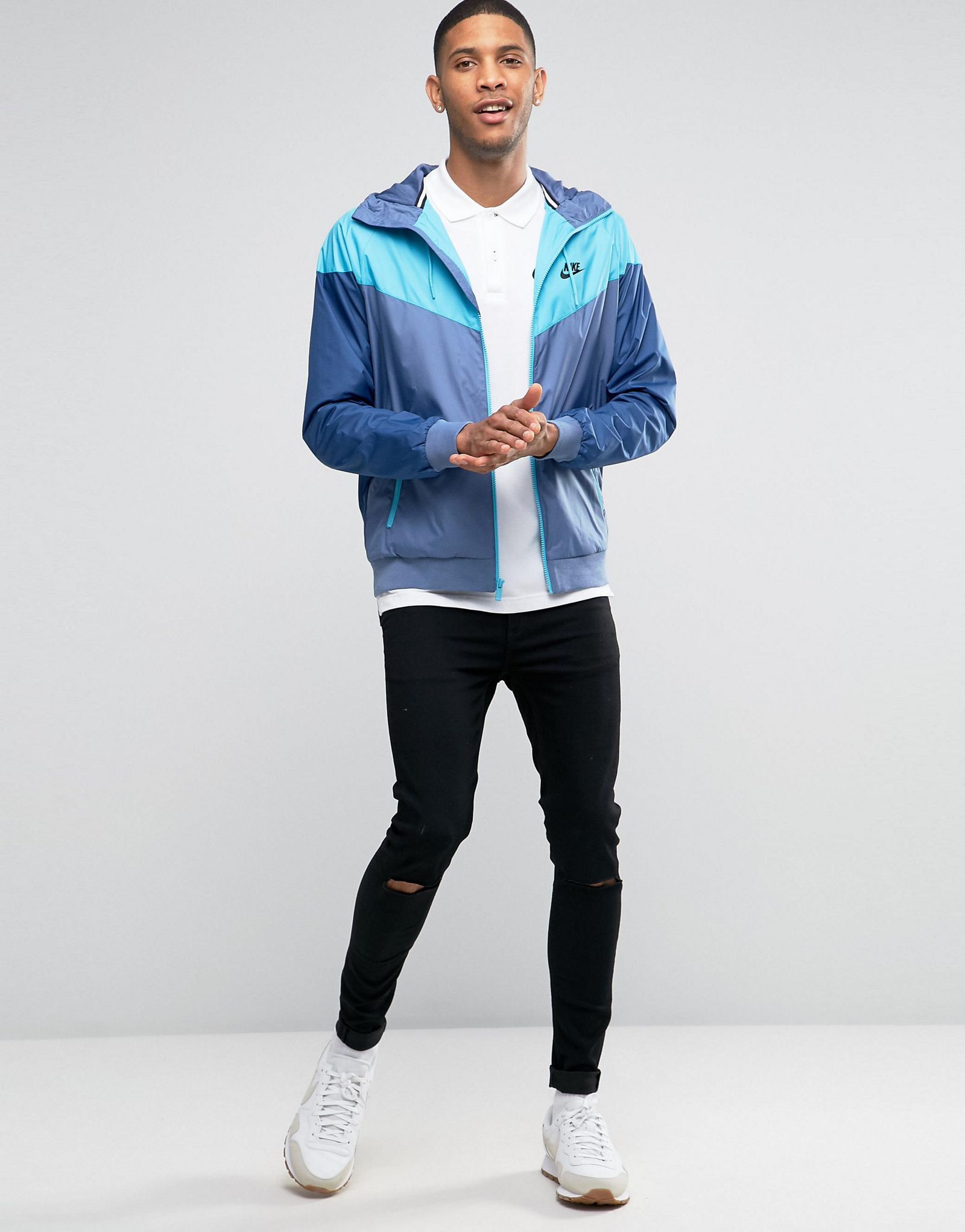 Nike Windbreaker Jacket In Blue 727324-404
