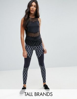 Noisy May Tall Wire Print Leggings