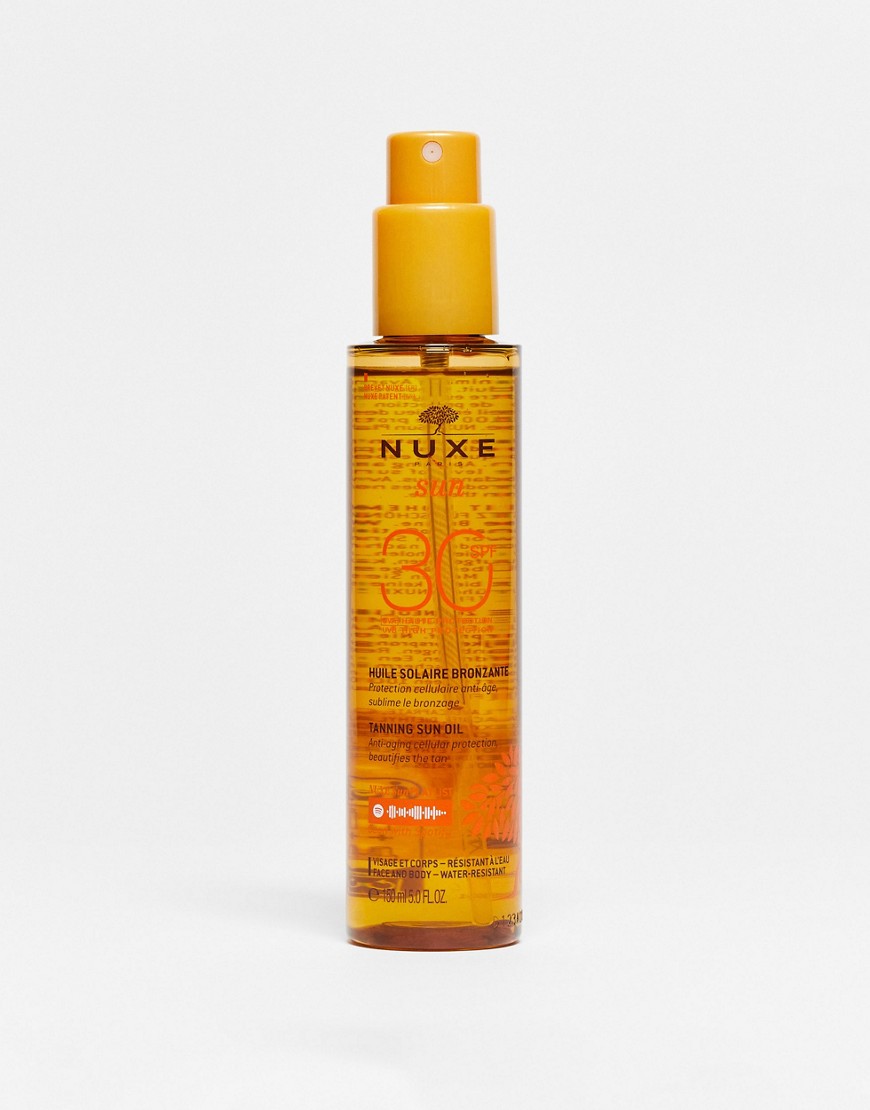 NUXE Sun Tanning Sun Oil for Face and Body SPF30 150ml-No colour