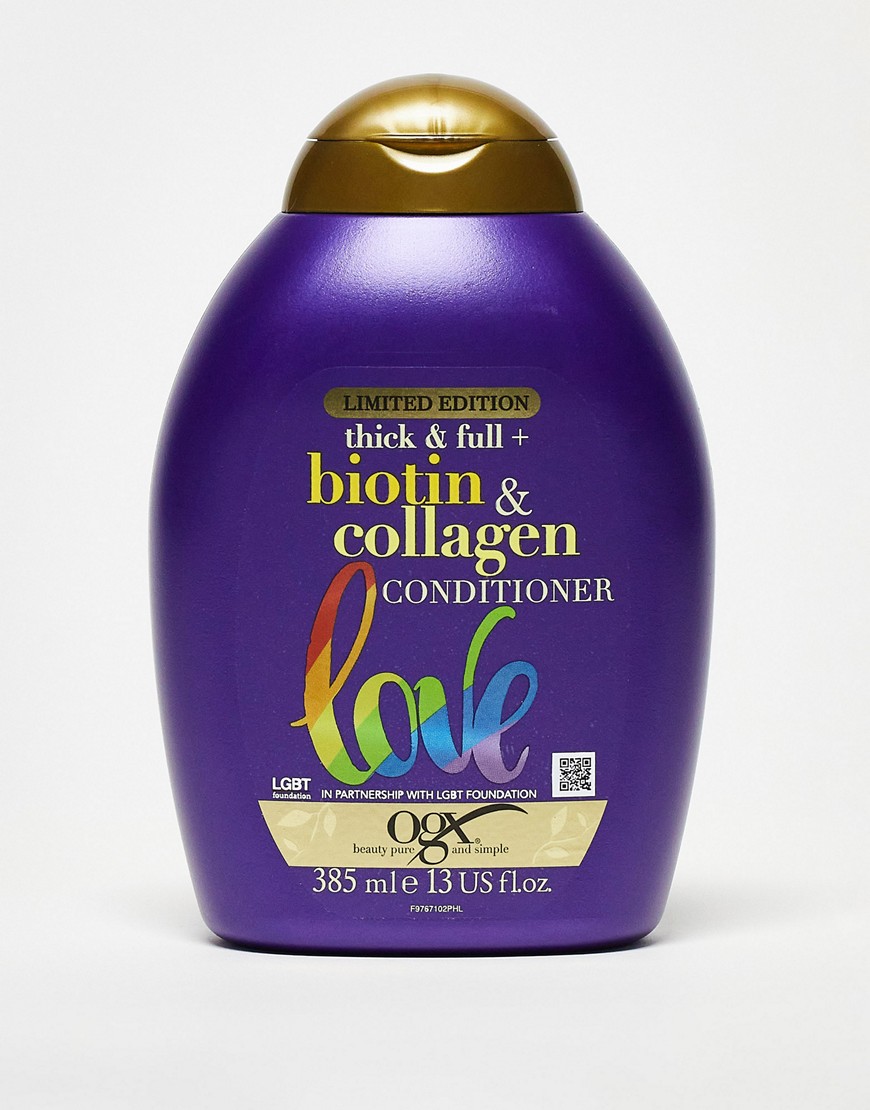 OGX Thick & Full+ Biotin & Collagen Conditioner 385ml-No colour