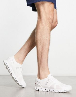 ON Cloud 5 trainers in natural white