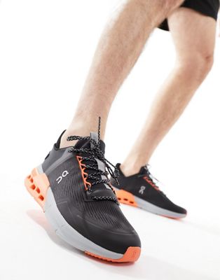 ON Cloudnova Flux trainers in black