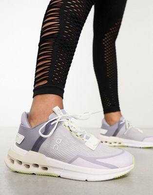 ON Cloudnova Flux trainers in lilac