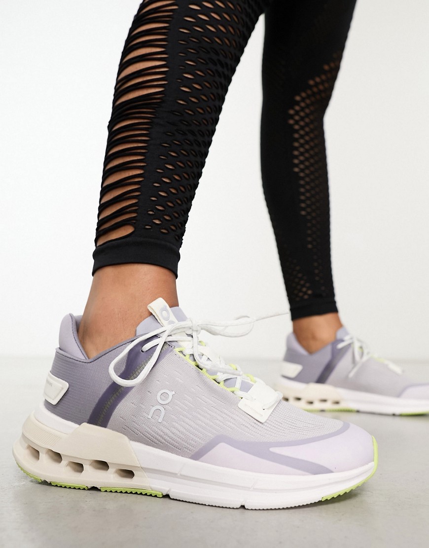 ON Cloudnova Flux trainers in lilac-Purple