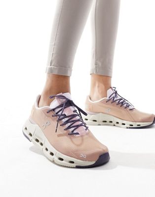 ON Cloudnova Form trainers in rose brown and orchid