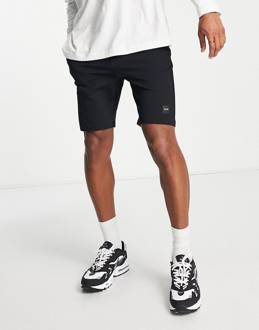 ONLY & SONS jersey shorts in black
