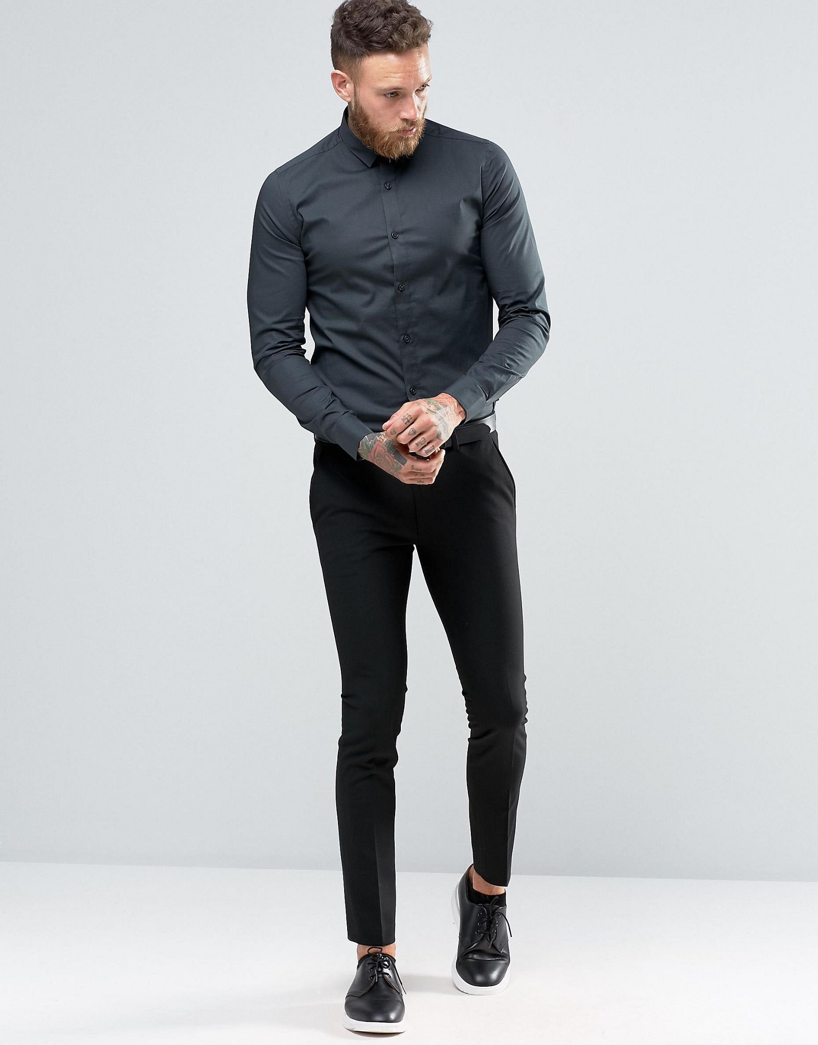 Only & Sons Skinny Shirt with Stretch