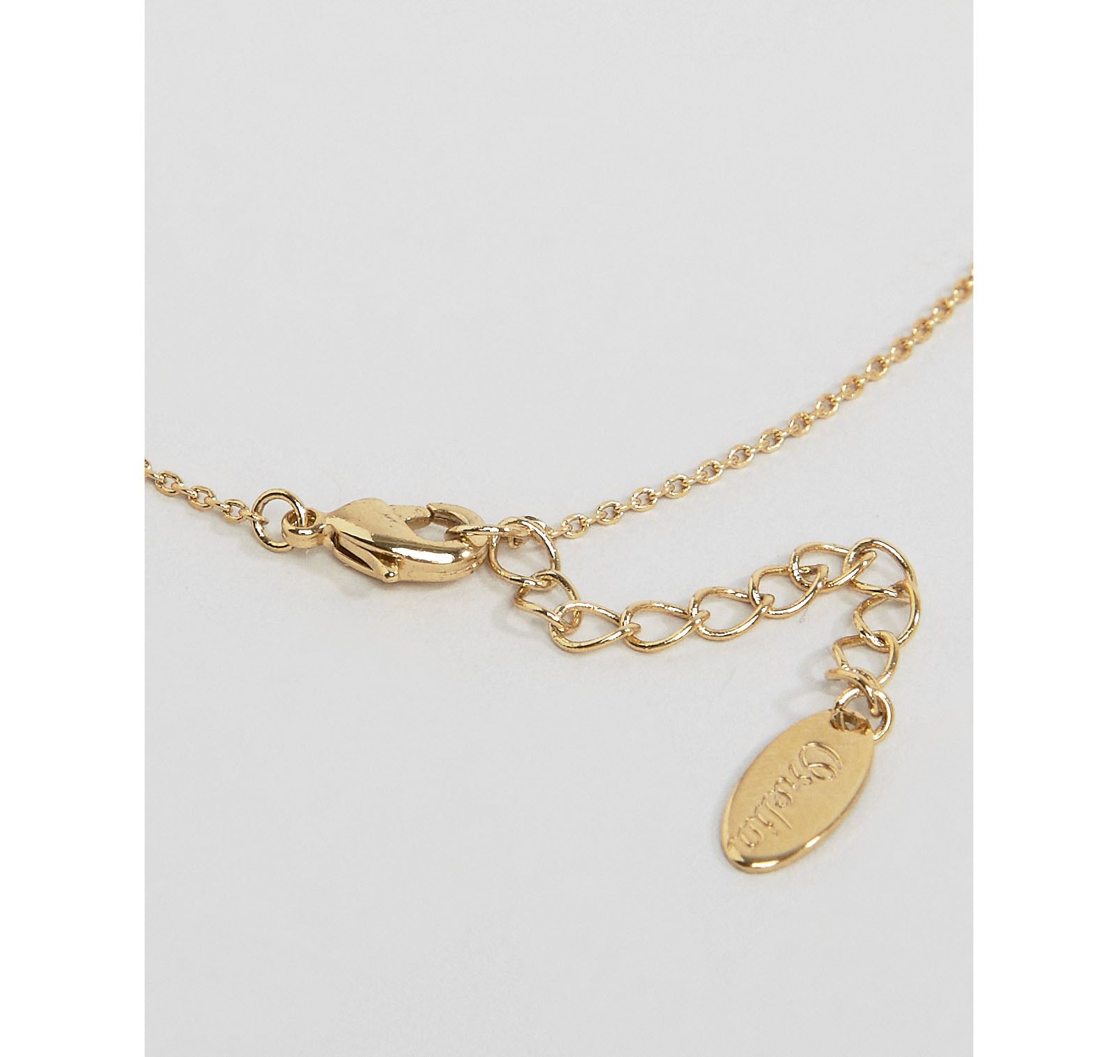 Orelia Gold Plated Hummingbird Ditsy Necklace Giftbox