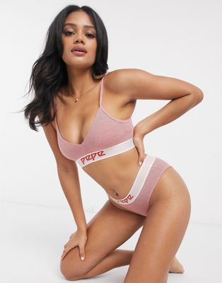 Pepe Jeans sonya striped jersey bra and panty pack - Click1Get2 Coupon