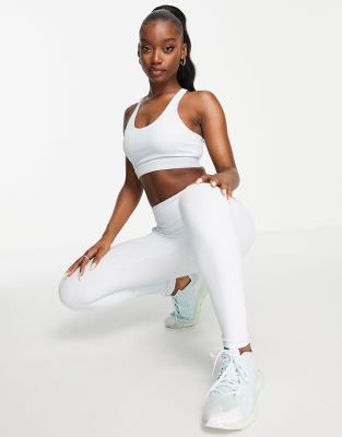 Phat Buddha cut and sew leggings in light blue - Click1Get2 Offers