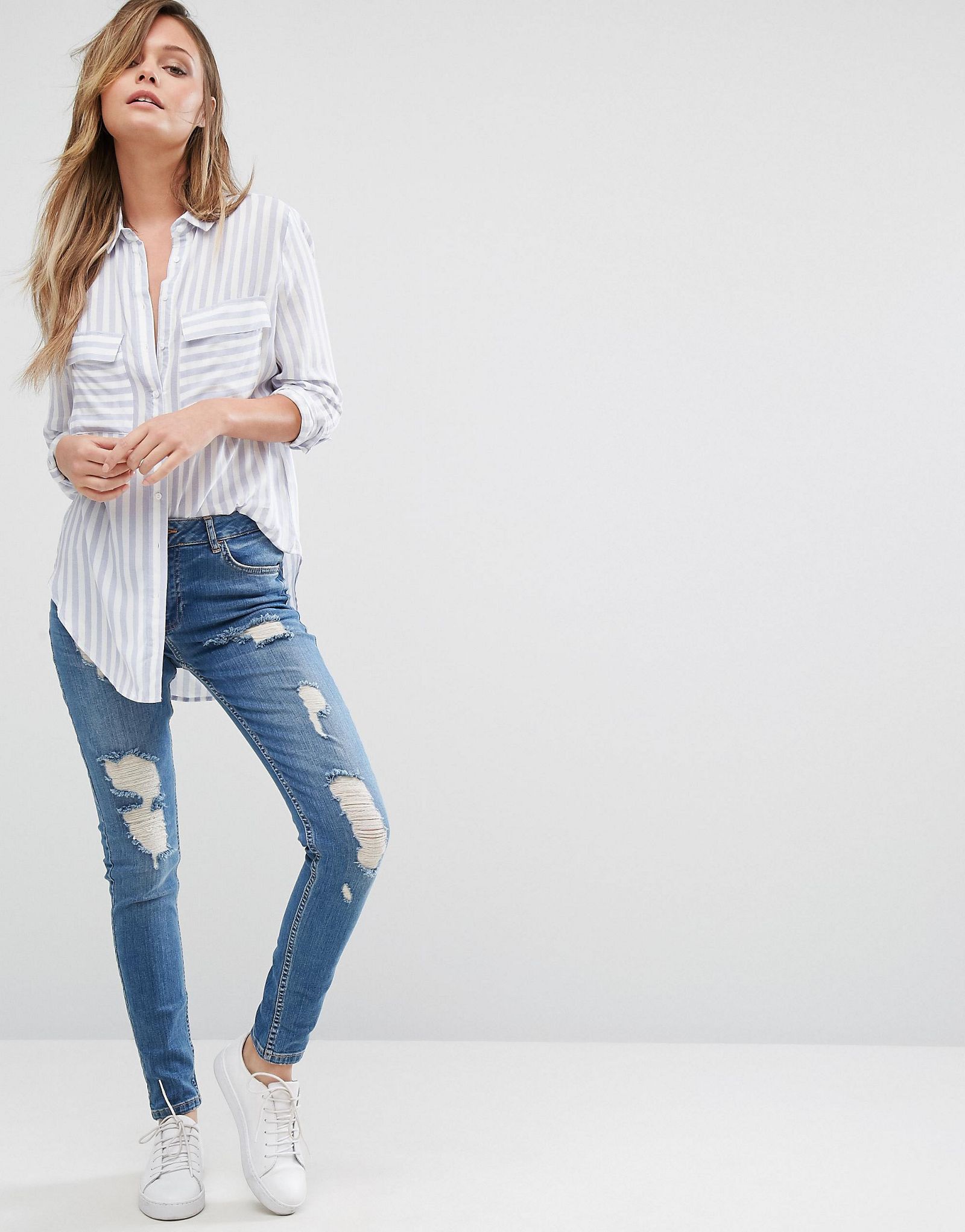 Pimkie Extreme Distressed Relaxed Jean