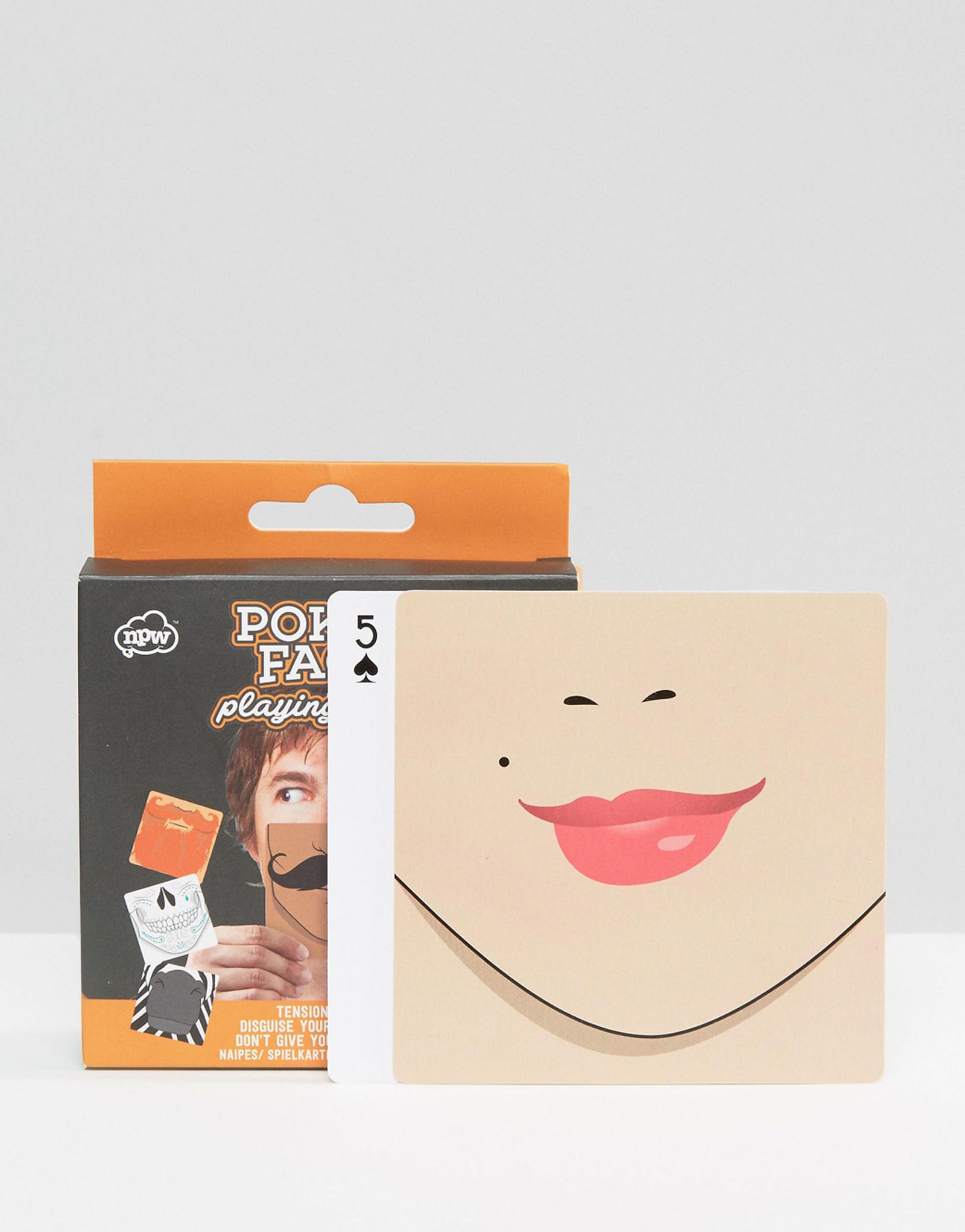 Poker Face Playing Cards
