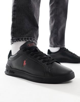 Heritage Court trainer with red logo in black