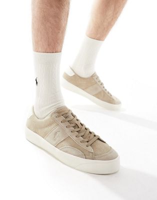 Sayer Sport trainer in tan suede