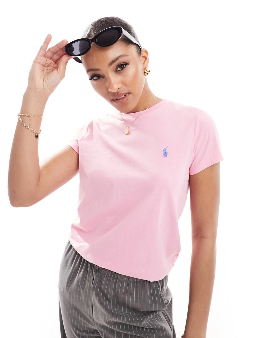 Polo Ralph Lauren t-shirt with logo in pink