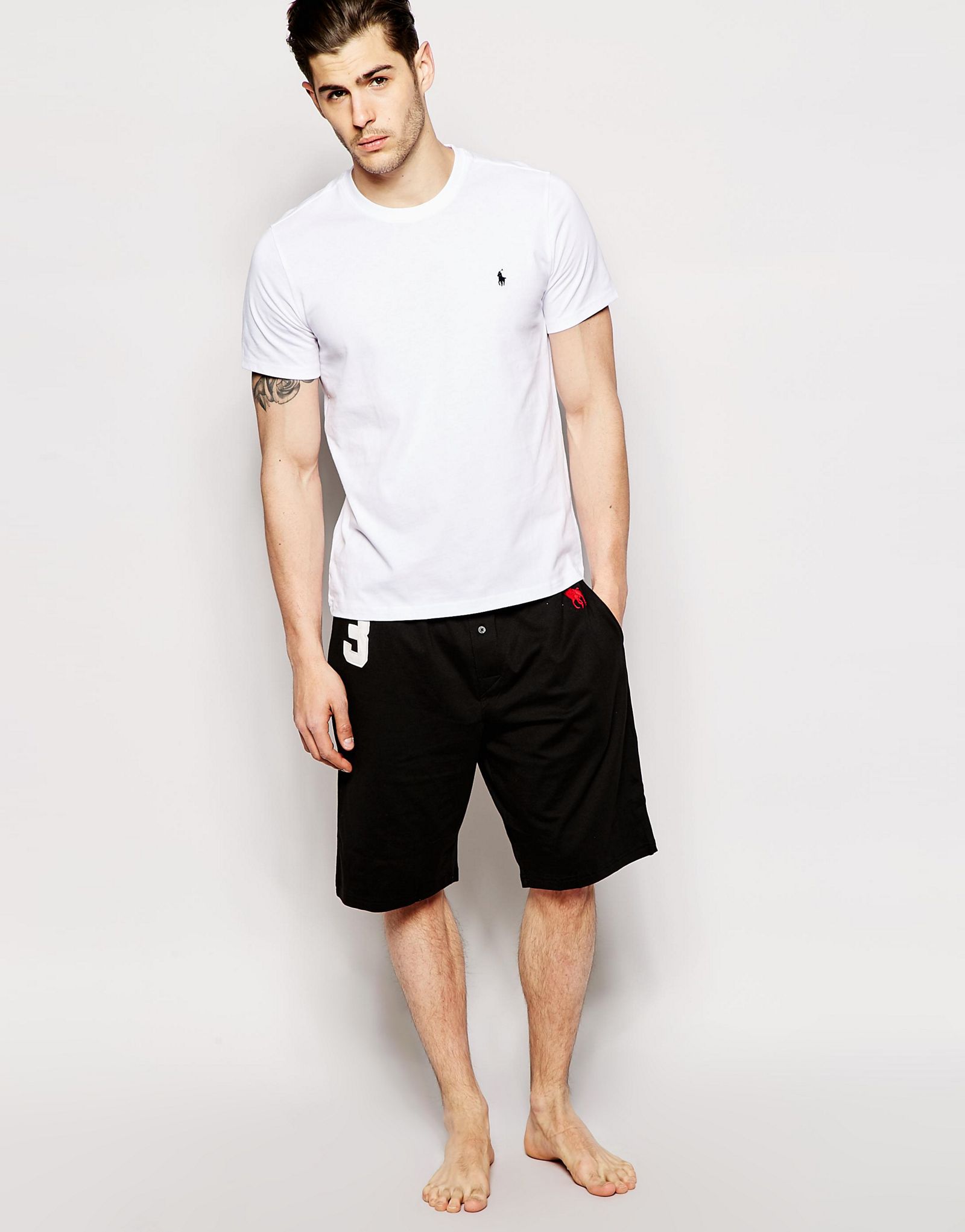 Polo Ralph Lauren White Crew Neck T-Shirt Regular Fit