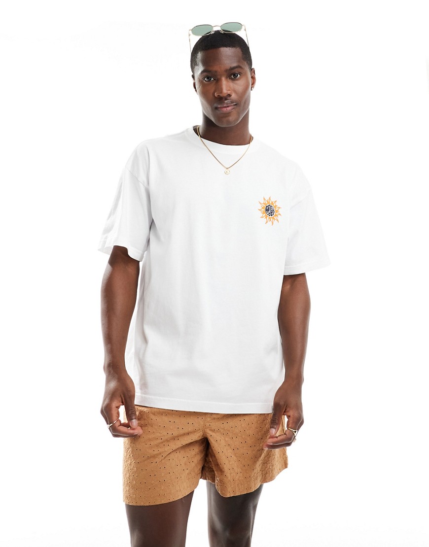 Pretty Green graphic back t-shirt in white