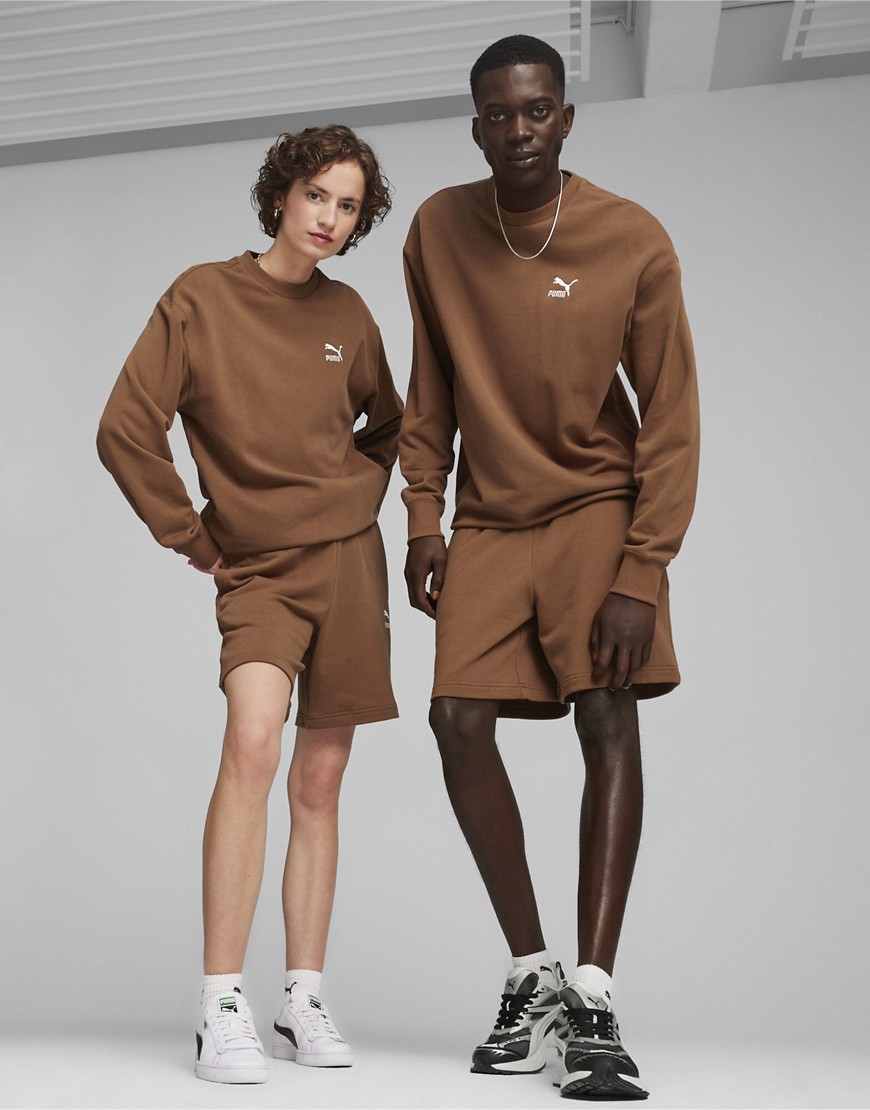 Puma Better classics shorts in brown