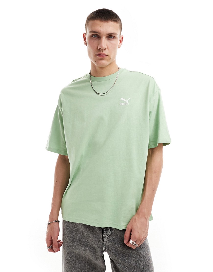 Puma Classics oversized t-shirt in green