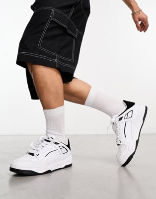 Slipstream trainers in white and black