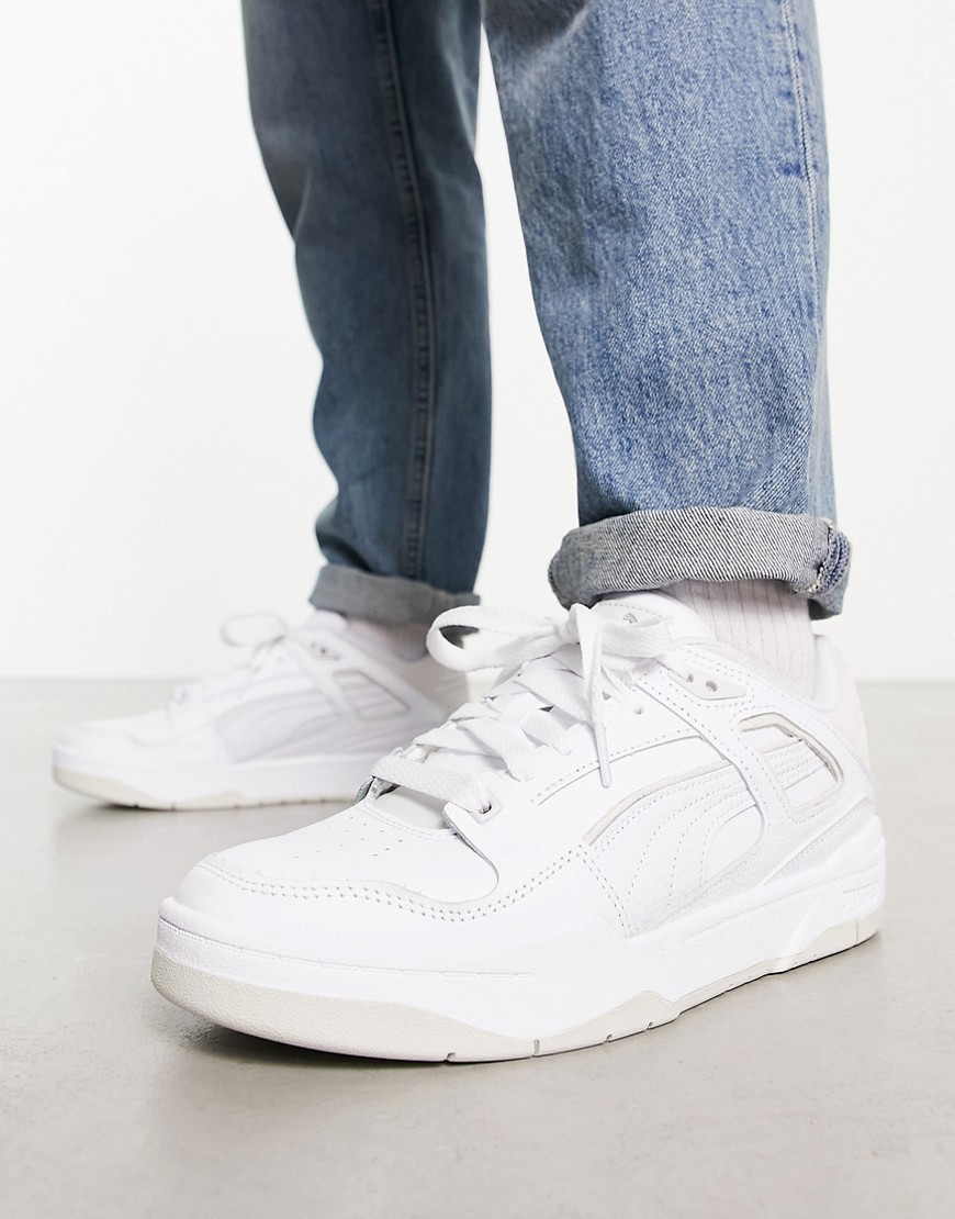 Puma Slipstream trainers in white and grey