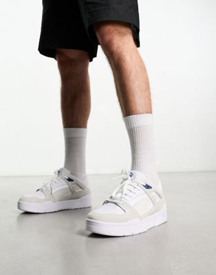 Slipstream trainers in white & blue