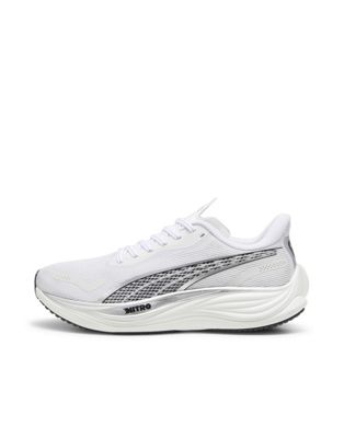 Velocity nitro 3 running shoes trainers in white