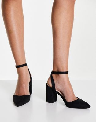 Neima block heeled shoes in black