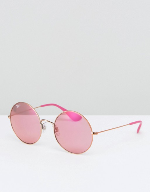 lunettes soleil ray ban femme rose