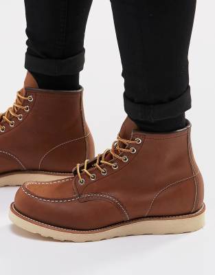 redwing square toe lace up
