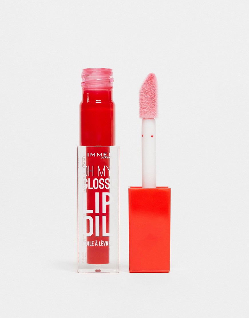 Rimmel Oh My Gloss! Lip Oil - 004 Vivid Red