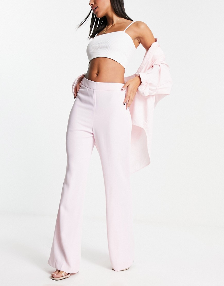 River Island co-ord tailored trouser in pink