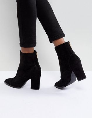 River Island Pointed Toe Heeled Boots