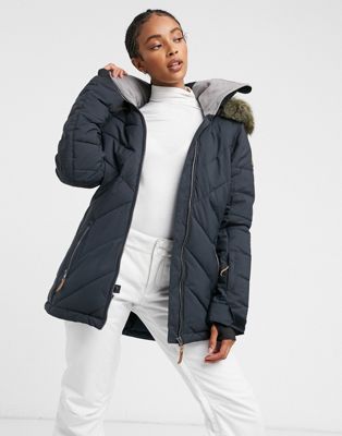 Roxy Quinn snow jacket in true black - Click1Get2 Mega Discount