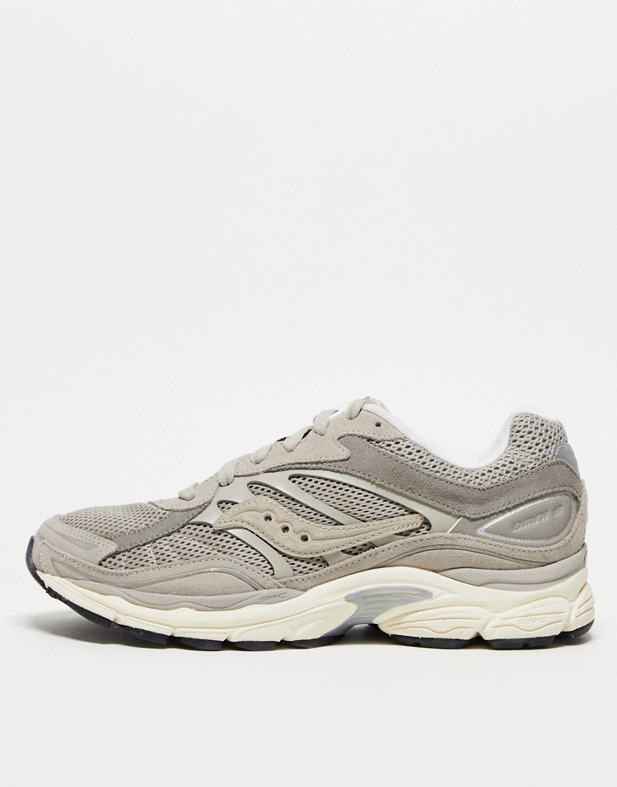 Saucony Progrid Omni 9 trainers in grey