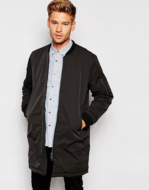 Selected Homme | Selected Homme Longline Bomber Jacket