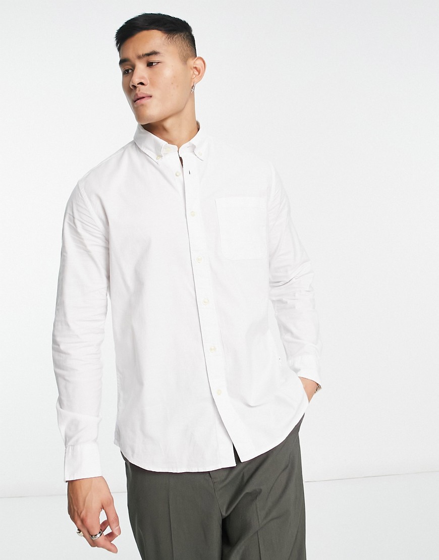 Selected Homme oxford shirt in white