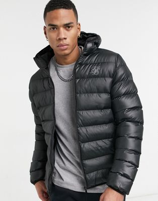 tommy jeans quilted over the head padded jacket