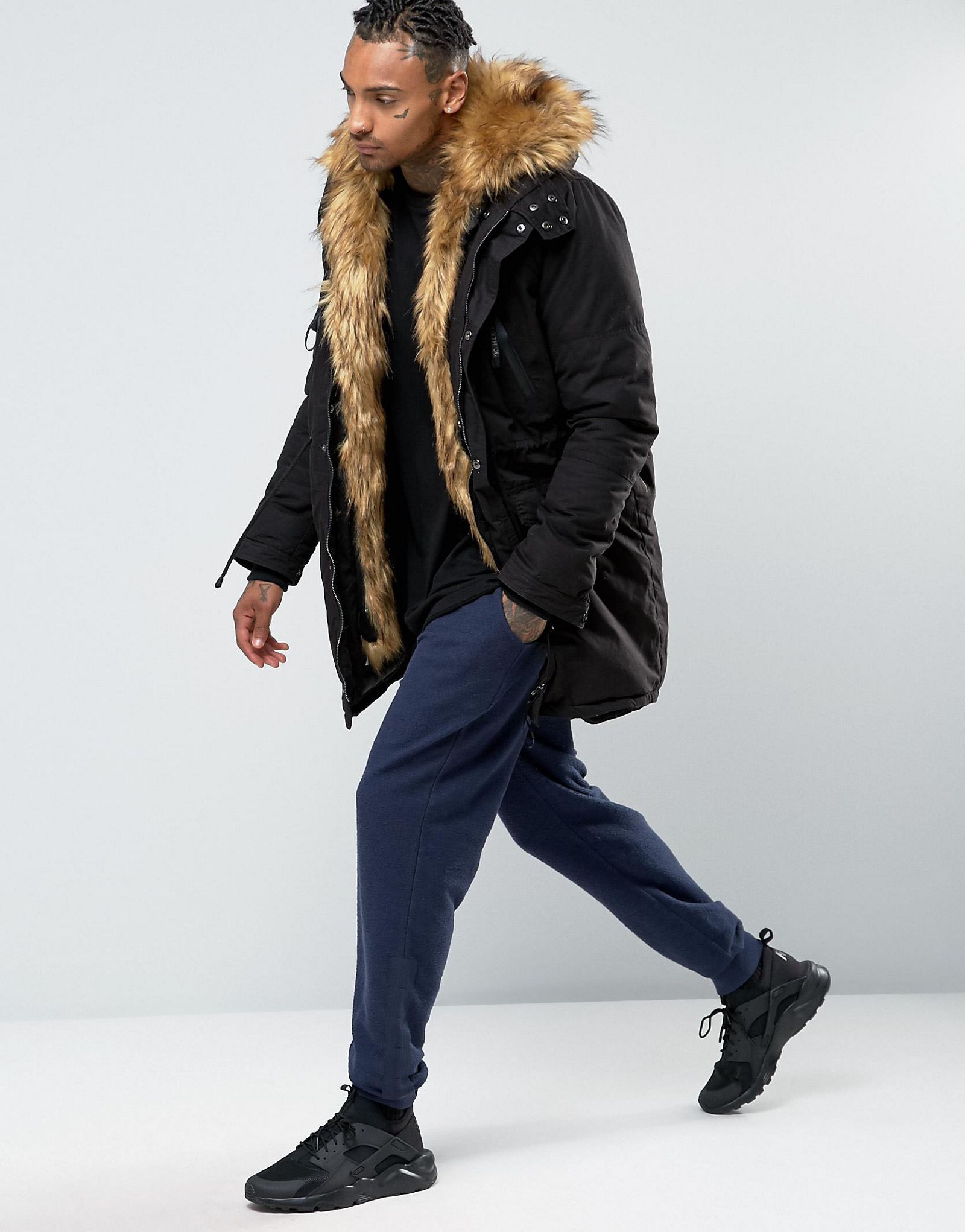 Sixth June Parka With Faux Fur Hood And Lining