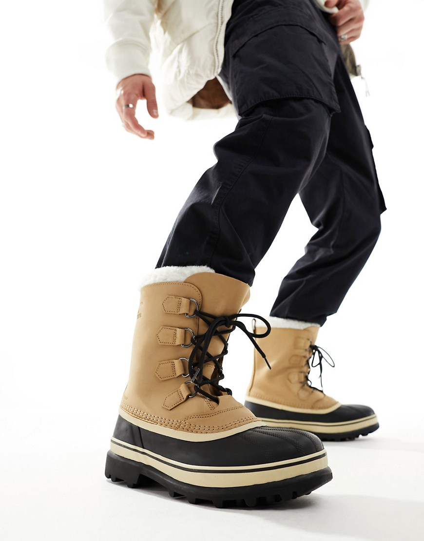 Sorel Caribou WP waterproof snow boots in tan-Brown